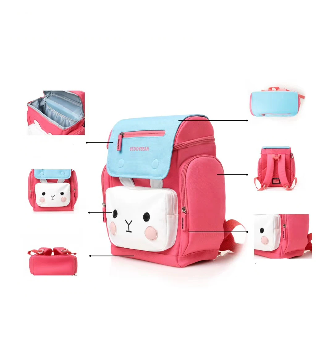 BEDDYBEAR School Bags For Kids Children's Backpack Cartoon Rabbit Bear Girls School Bags Schoolbags For Boys