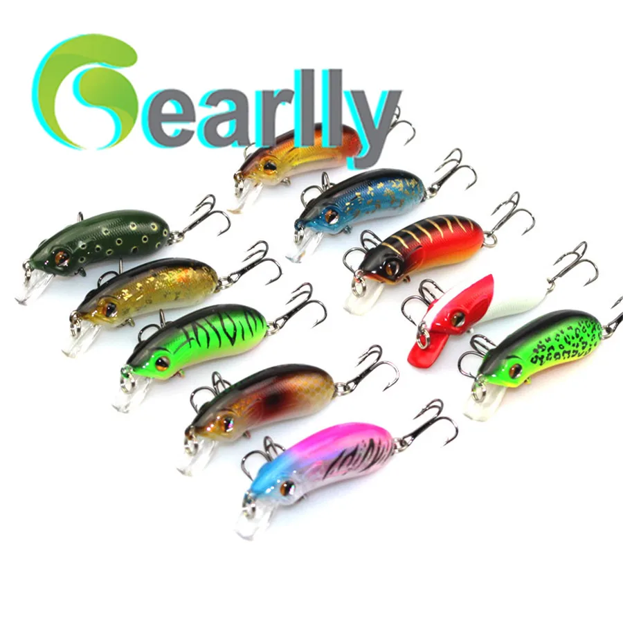 

Приманка для Глубоководной Рыбалки Gearlly 50 мм/7,5 г 0,5-1 м, 10 цветов, воблер приманка, гольян, жесткая приманка для рыбалки/приманка