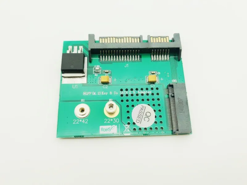 Переходник NGFF ( M2 ) SSD на SATA 2 5 дюйма M.2 SATA3 конвертируемая светодиодный 3 В