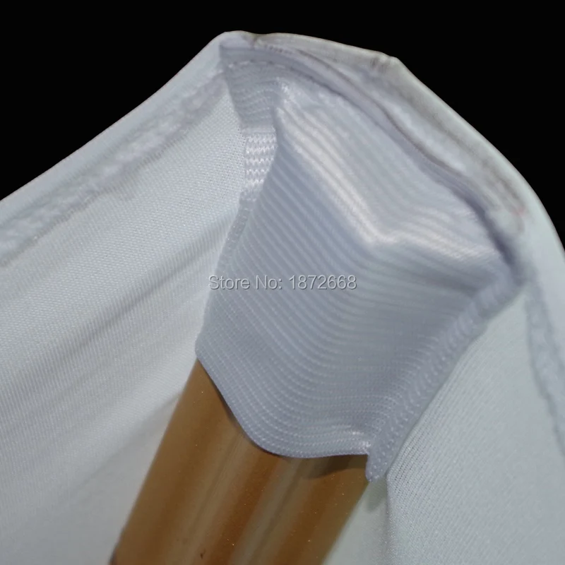 Универсальные белые чехлы на стулья из спандекса и лайкры для свадьбы банкета