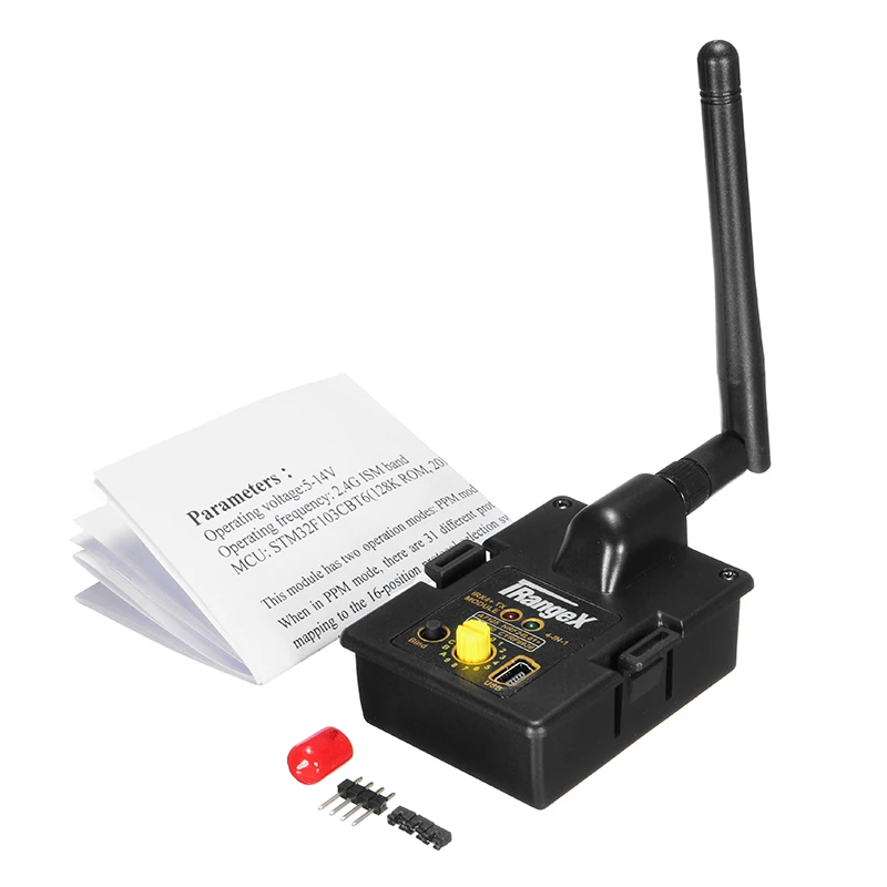 IRangeX IRX4 Plus 2 4G CC2500 NRF24L01 A7105 CYRF6936 4 в 1 мультипротокол STM32 TX модуль с Чехол | Игрушки и
