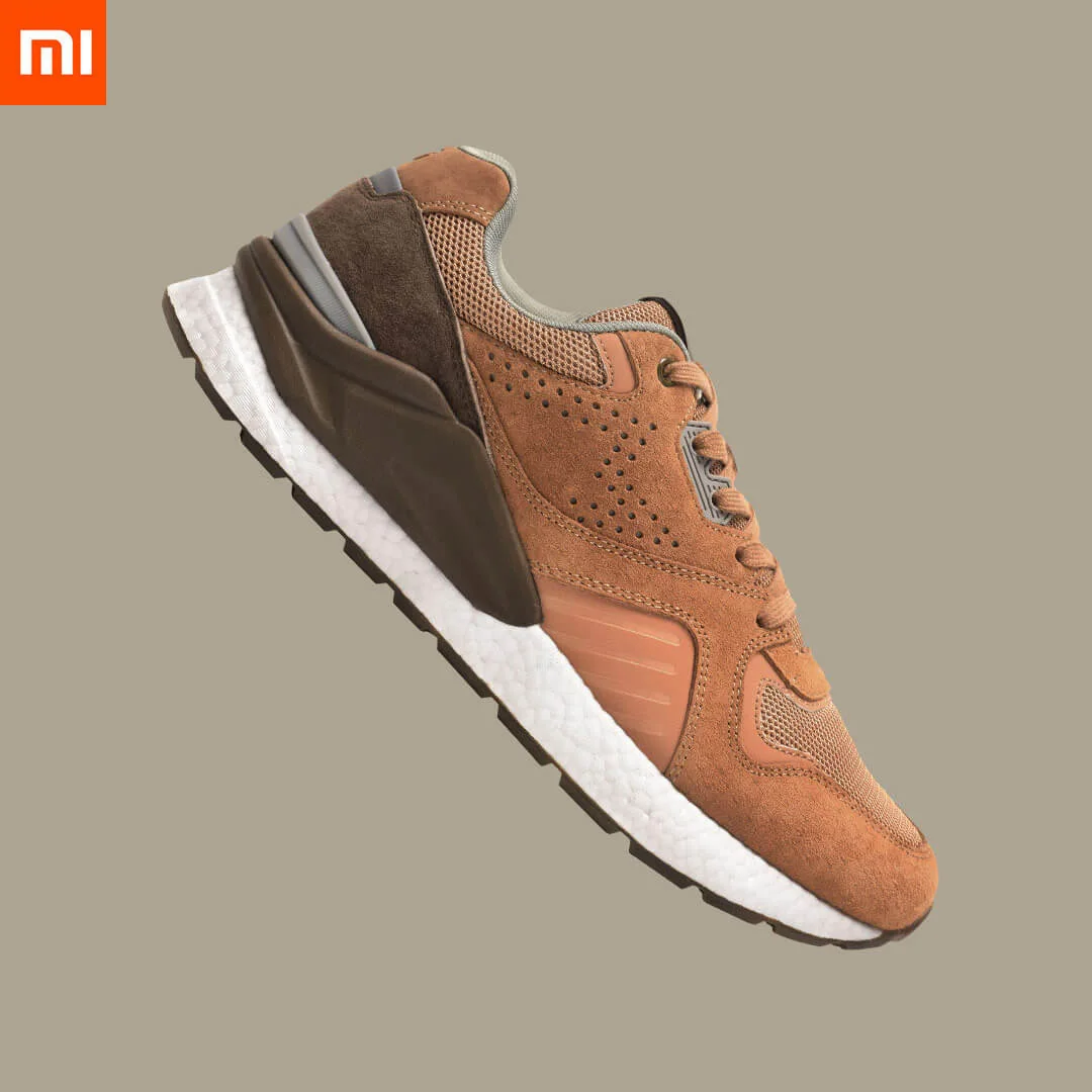 Xiaomi Mijia ретро кроссовки эластичные амортизирующие сетчатые Прошитые вамп из ТПУ