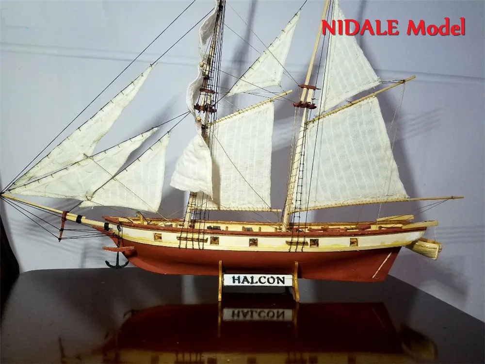 Новая версия испанский Baltimore Schooner модель корабля наборы Halcon Ретро пушки роскошный Парусник модель предложение Инструкция на английском языке