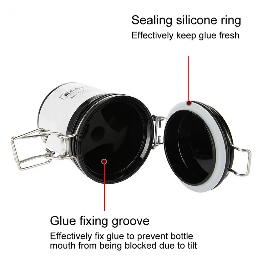 Grafting Eyelash Glue Storage Jar Tank Activated Carbon Box Sealed Individual Container Makeup Tool | Красота и здоровье