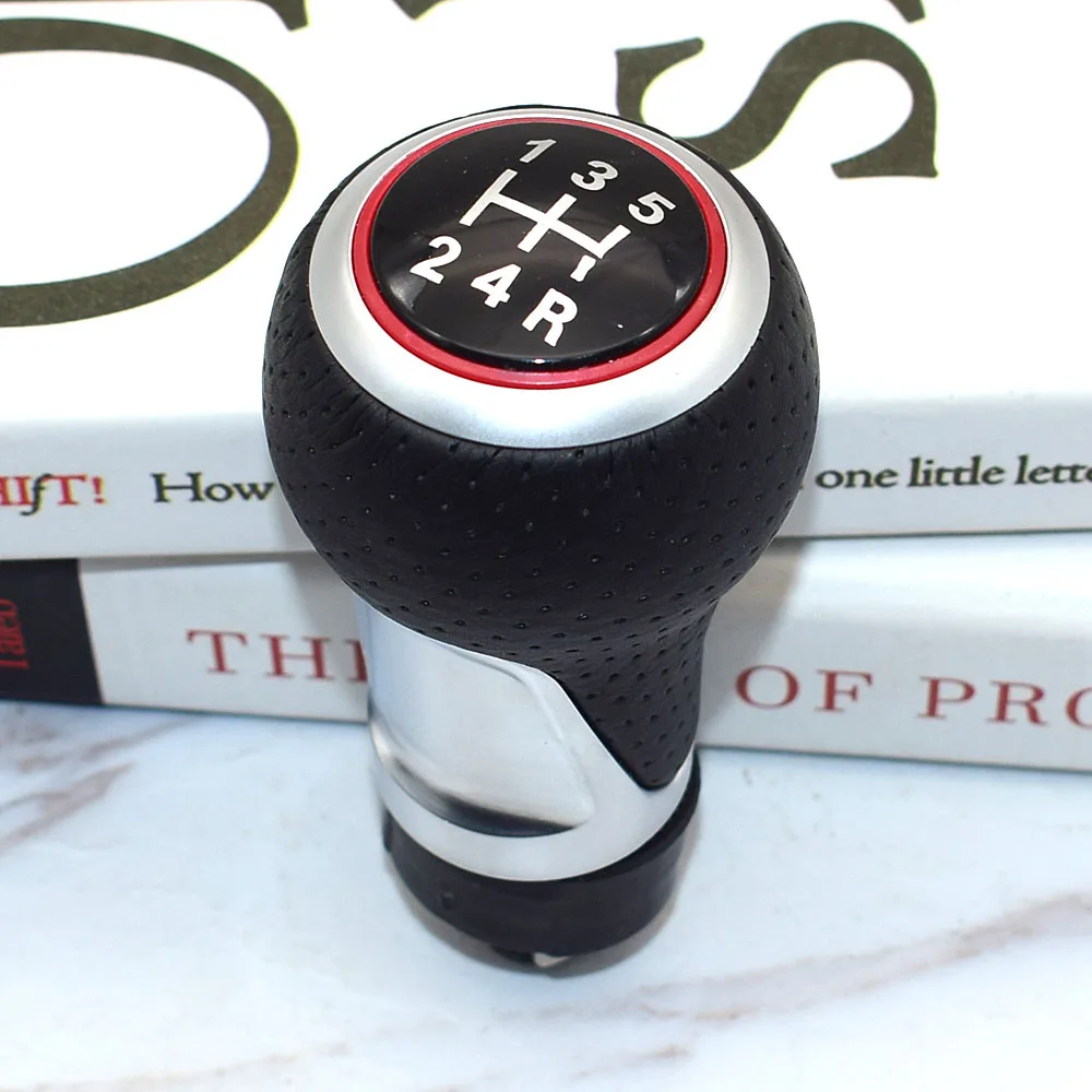 

Ручка переключения передач кожаная для Audi A4 S4 B8 8K A5 8T Q5 8R S Line 2007-2015, 5 / 6 скоростей