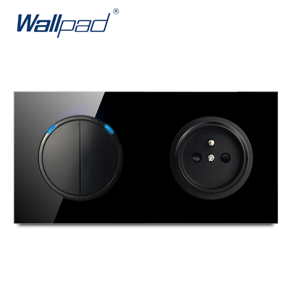 Настенная розетка Wallpad L6 из закаленного стекла 16 А|Электрические розетки| |