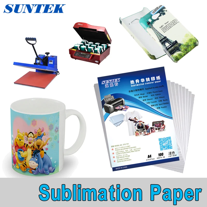 100 шт. сублимационная бумага для печати на струйном принтере EPSON|paper heat transfer|paper