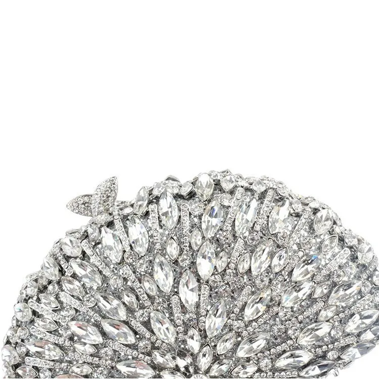 Женская сумка-кошелек с кристаллами в форме цветка | Багаж и сумки