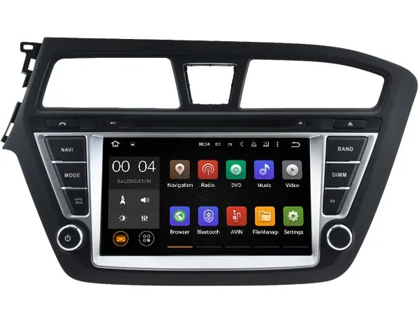 Android 9 0 автомобильный аудио dvd-плеер для HYUNDAI I20 2015 (слева) gps Автомобильный