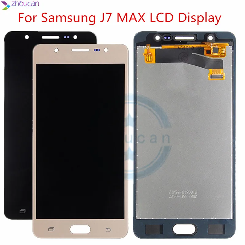 Регулируемый HH для Samsung J7 Max Замена дисплея J7max Lcd с кодирующий преобразователь