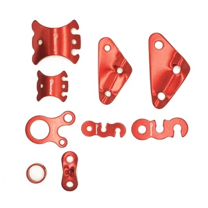 Алюминиевая изогнутая палатка из Паракорда, 4 шт., Регулируемая Веревка, пряжка для стопора, намотка катушек, оборудование для кемпинга, аксессуары для палатки