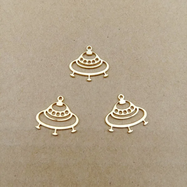 spaceship 15x16mm 10 шт ракета Шарм космический корабль Шарм для изготовления ювелирных изделий и крафт Шарм мода кулон - Окраска металла: spaceship 15x16mm