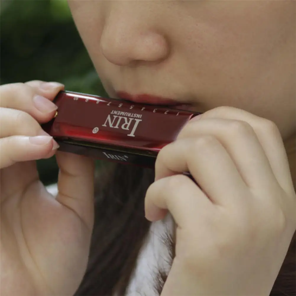 Губная гармошка IRIN диатоническая мини с 10 отверстиями 20 тонов G клавиша для рта