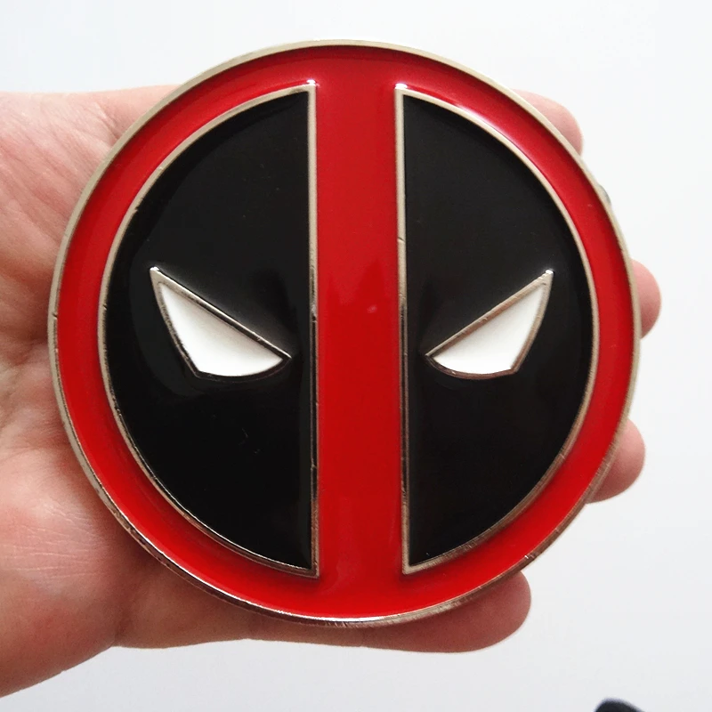 Горячая Распродажа мужская маска супергероя Дэдпула ремень с пряжкой ремни для