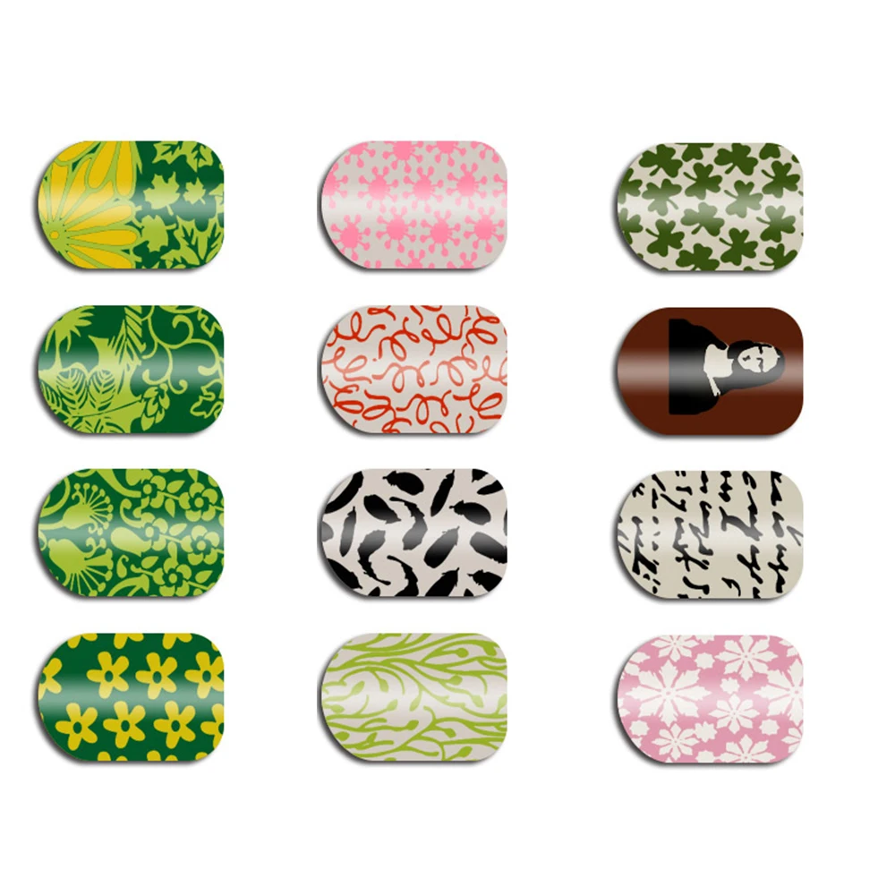 Пластина для стемпинга нейл арта цвета Paradise 01 12x65 мм уникальные Nailart