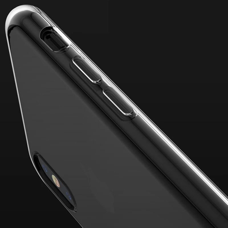 Супер тонкий прозрачный чехол для iPhone 7 5 5S 6 S 4.7 &quot6 8 плюс 5.5 &quotЧехол кристалл