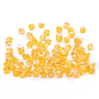 orange brown 4mm 100pc austria crystal bicone beads 5301 glamour crystal beads diy jewelry accessories sj 90
