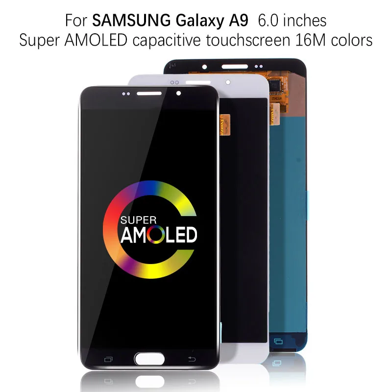 AMOLED Дисплей для SAMSUNG Galaxy A9 A9000 LCD в сборе с тачскрином Оригинал черный белый |