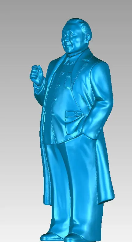 3D модель для ЧПУ резная фигурка скульптурная машина в формате STL отличный человек