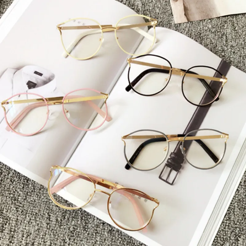 HBK Eye glass es оправа для очков винтажная Женская кошачий глаз компьютерное