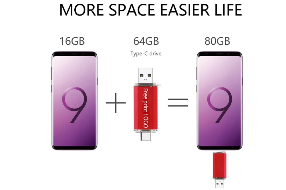JASTER type C флеш-накопитель USB 3,0 Флешка для type-C Mobile/PC 128 Гб 64 ГБ 32 ГБ 16 ГБ высокоскоростная карта Micro USB