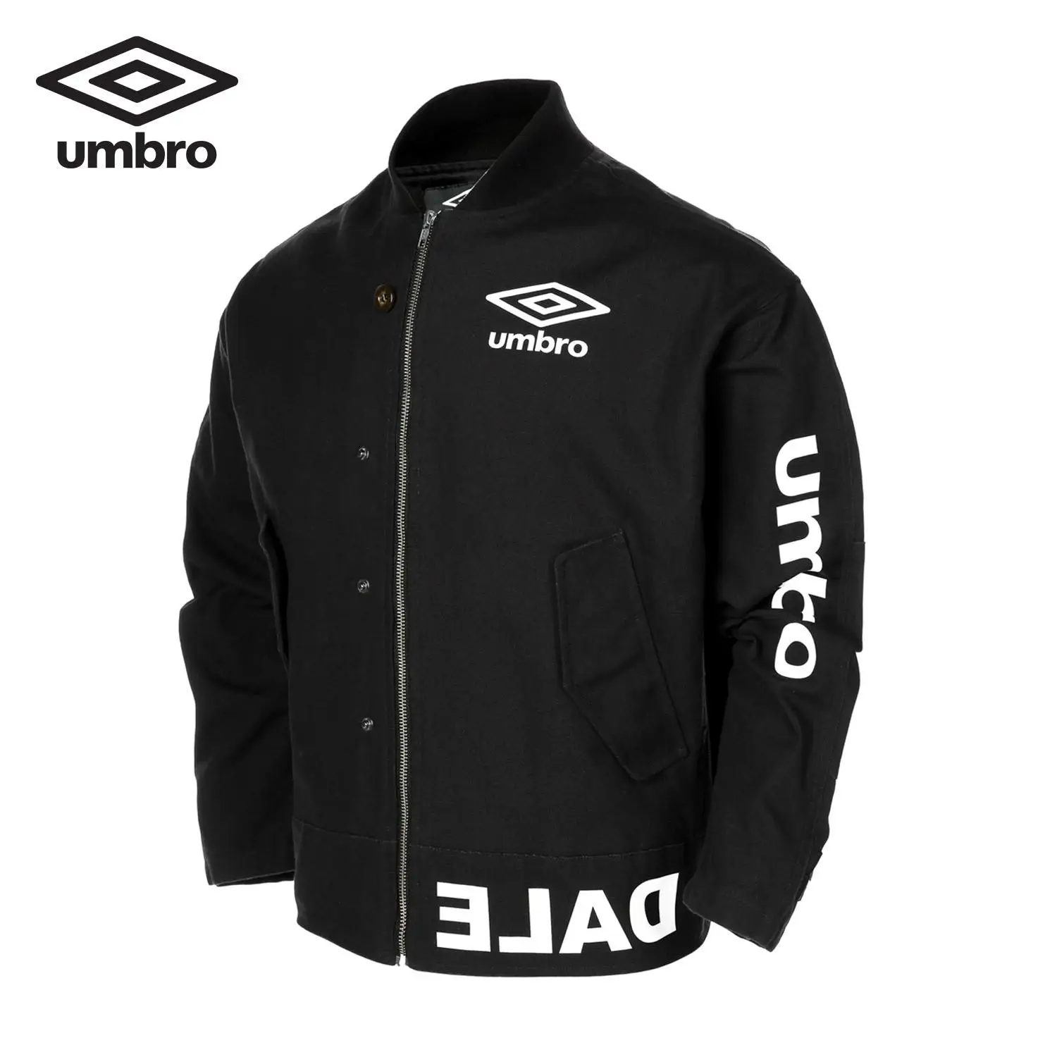 Umbro, Новое мужское спортивное пальто, куртка, удобная спортивная одежда, свободная Мужская куртка, спортивная куртка-бомбер, мужские куртки, UI173AP2219 - Цвет: Черный