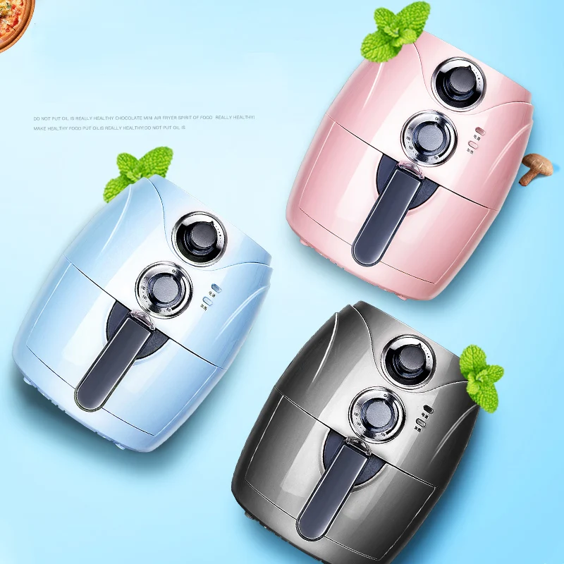 2.5L фритюрницы для картофеля фри машина бытовой небольшой емкости полностью автоматическая интеллектуальная без топлива электрическая фритюрница духовка