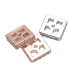 Бусины JUYA квадратные незакрепленные для изготовления ювелирных изделий, 5 шт., 9 Х9 мм