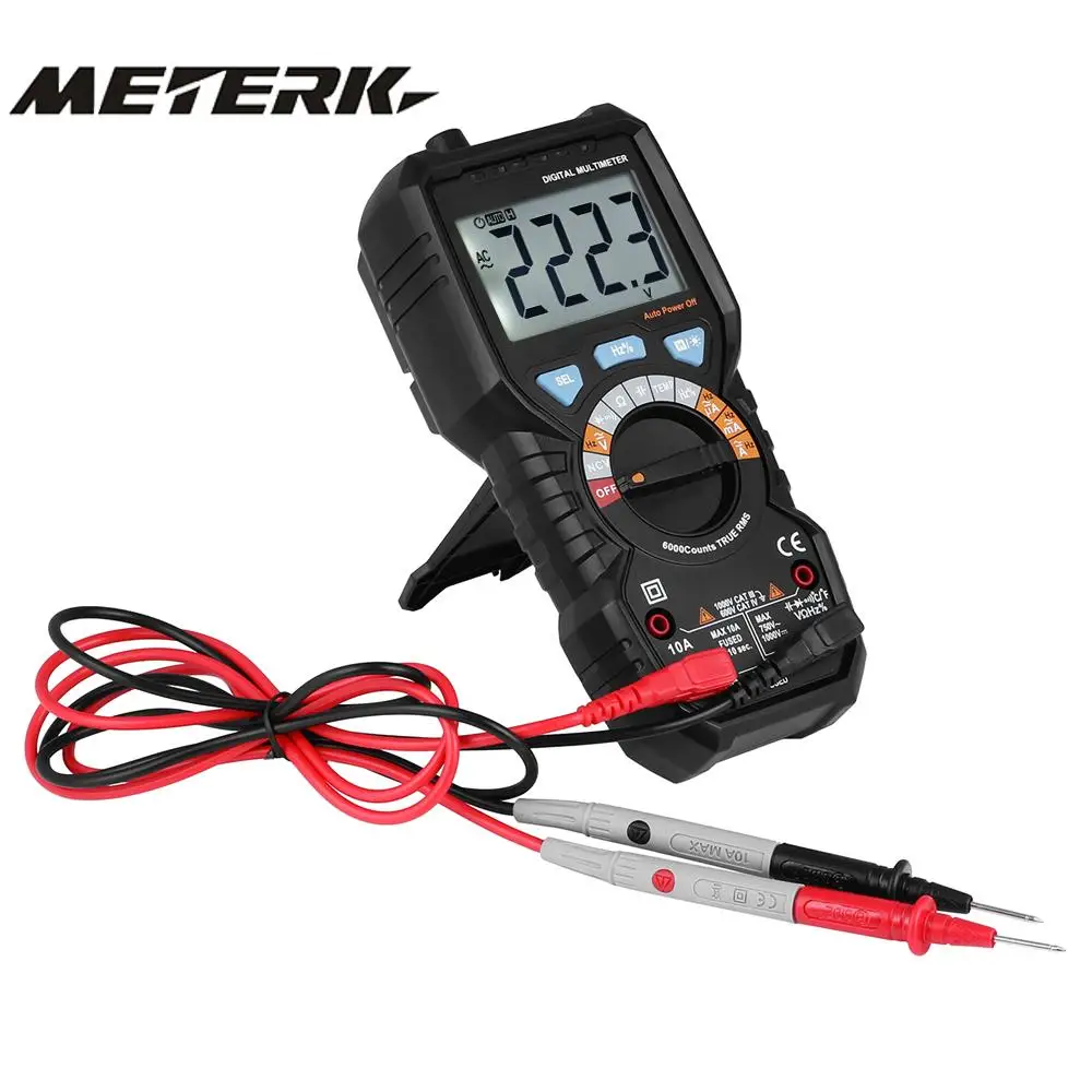 Мультиметр BSIDE цифровой многофункциональный с автонастройкой диапазона 6000