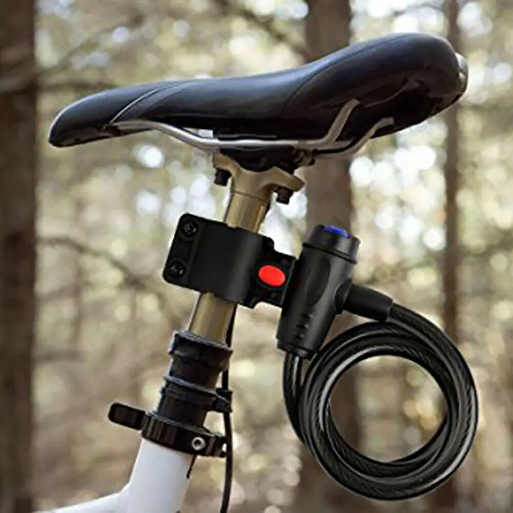 Защитные Кабельные замки Противоугонный велосипедный замок из нержавеющей