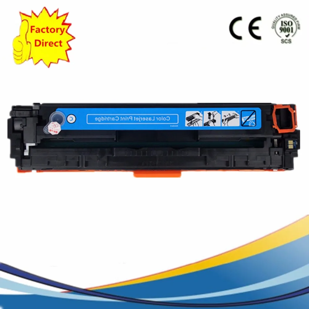 128A / 320 320a CE320A CE321A CE322A CE323A цветной тонер картридж замена CP1525N 1525NW CM1415FN 1415FNW