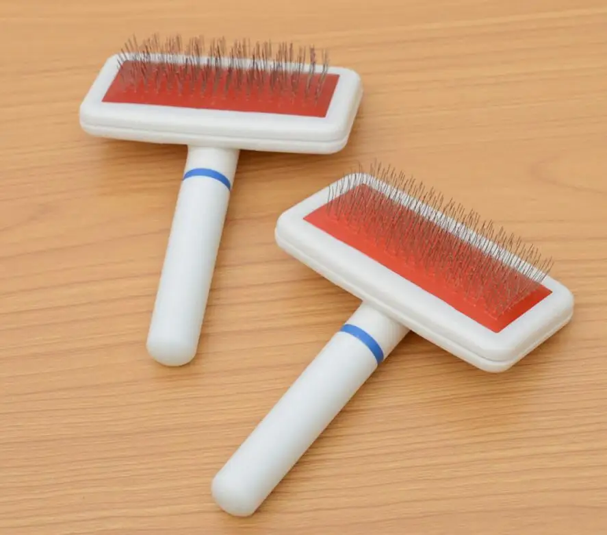 Бесплатная доставка 1 расческа для удаления волос питомцев Расческа с иглой