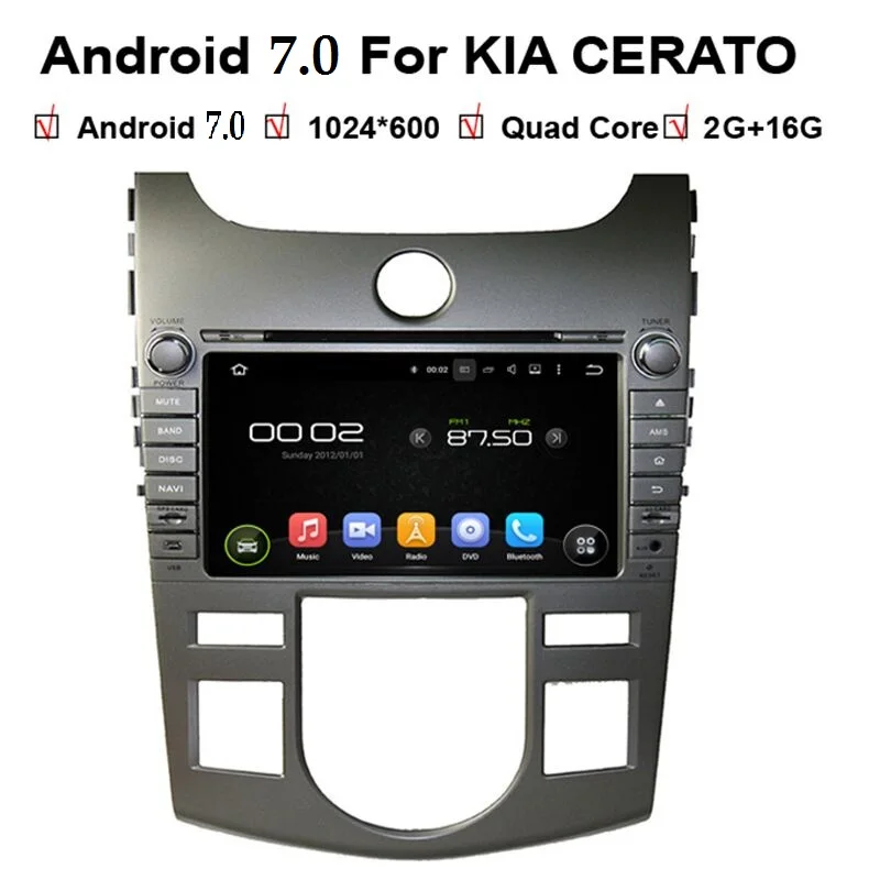 " Автомобильный dvd-плеер на основе Android с ТВ/BT gps wifi, автомобильный ПК/мультимедиа аудио/радио/стерео для Kia Cerato Forte 2008 2009 2010 2011 2012