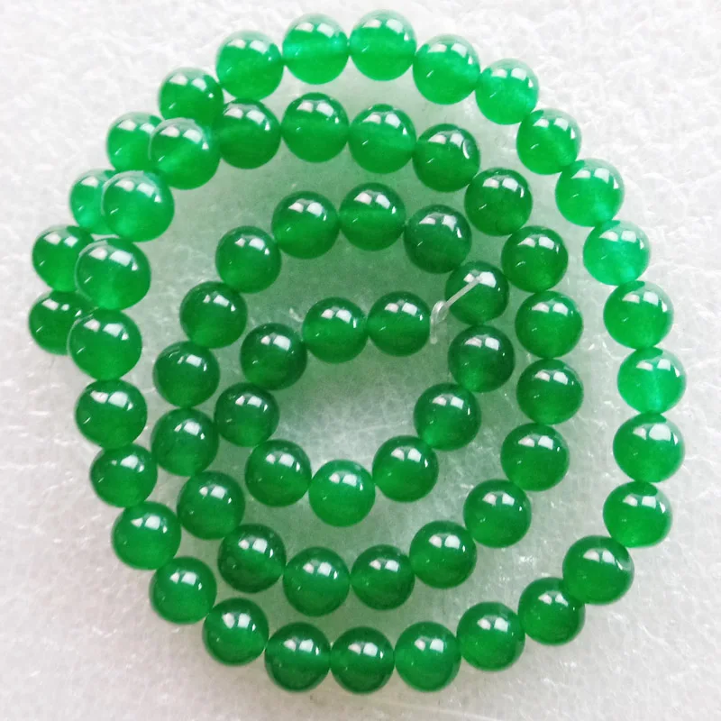 Бесплатная доставка горячие предложения высокое качество 6 мм Зеленые Бусины 15 5