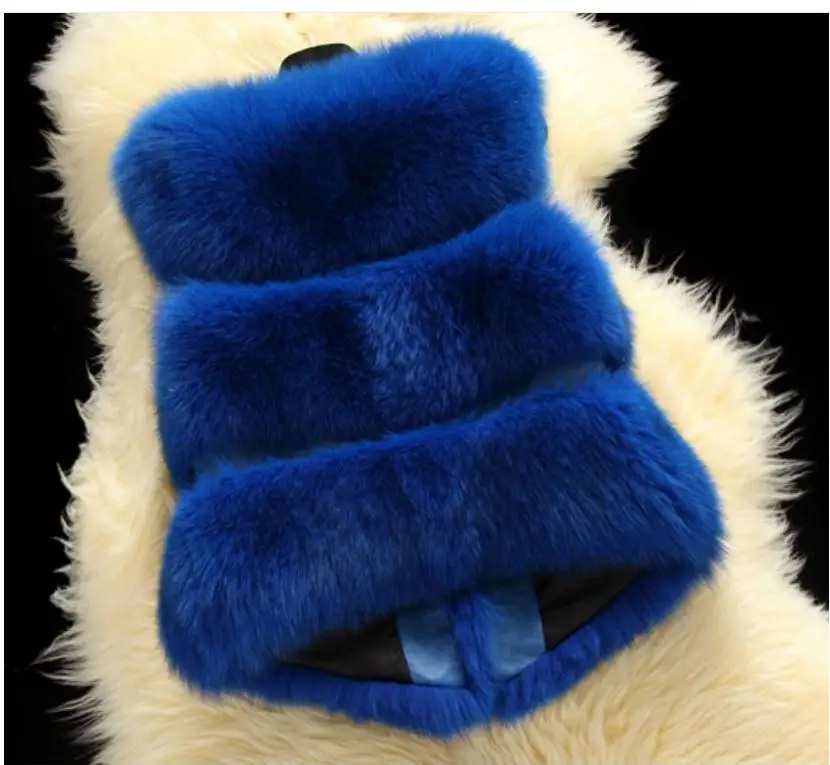 Меховой жилет брендовые новые женские короткие жилеты из искусственного меха