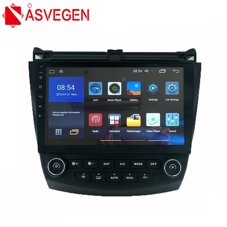 

Asvegen 10.2 inch Android 6.0 Quad Core Multimedia Player Radio GPS Navigation Android Car DVD For Honda Accord 7 7th 2003-2007