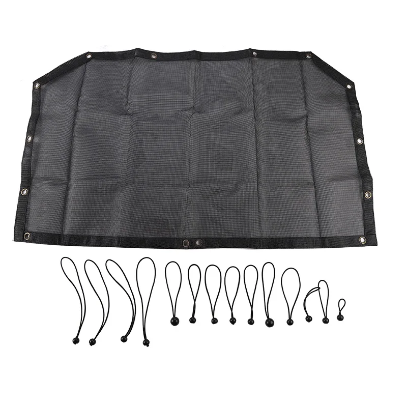 front black MOPAI автомобильный Топ солнцезащитный козырек крышка для Jeep Wrangler 1997-2006 крыша анти УФ Солнцезащитный козырек защитная сетка для Jeep Wrangler TJ аксессуары - Название цвета: front black