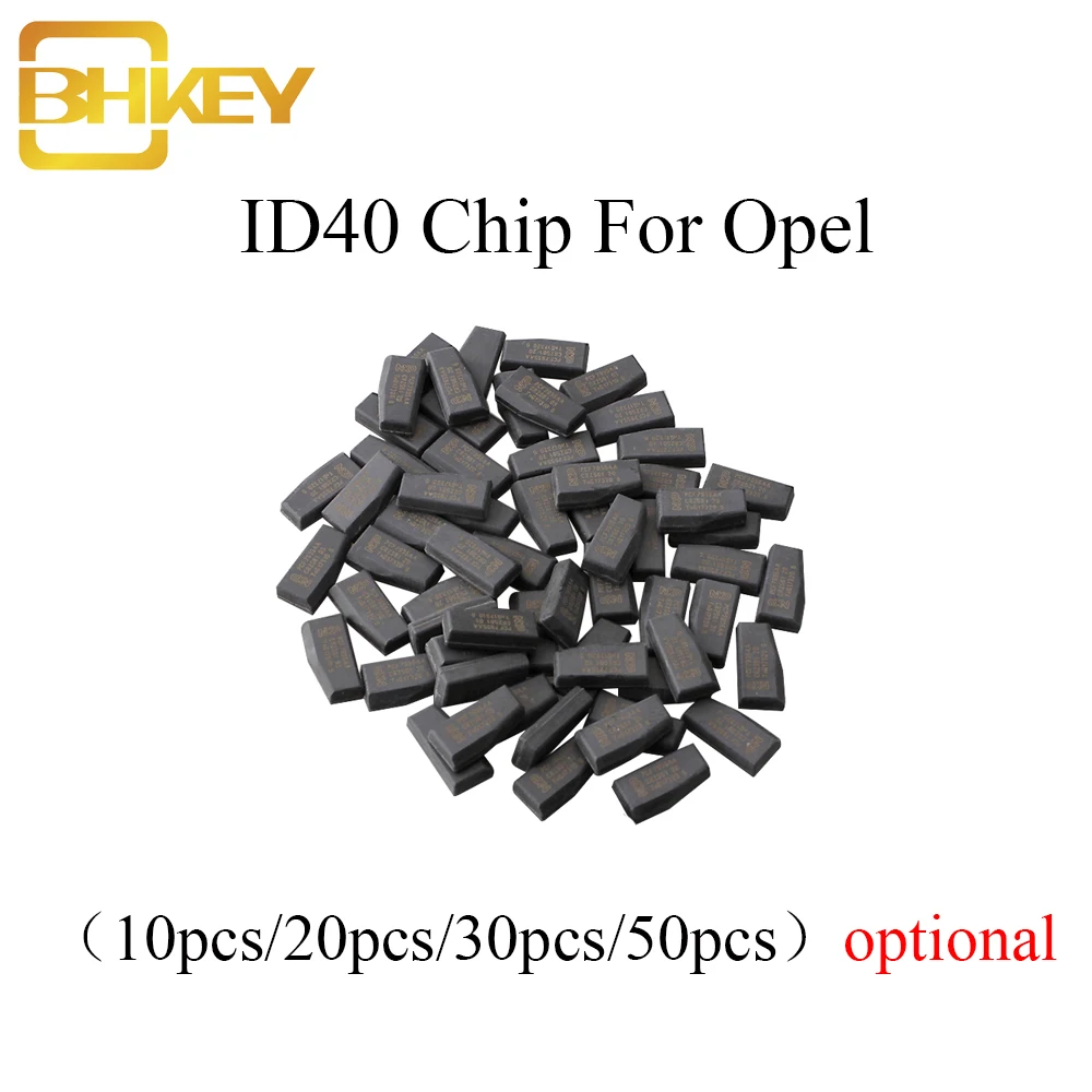 BHKEY 10X 20X 30X 50X для Opel Vauxhall ID40 чип транспондера для Vauxhall Opel Astra Vectra Zafira(/пустой/не кодированный