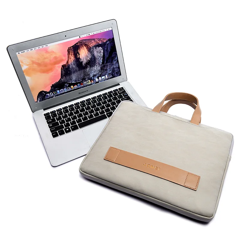 2020 для женщин мужчин Высокое качество PU кожаная сумка ноутбука Macbook Air 13 Dell 14 15 6