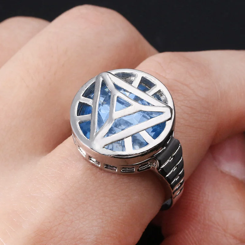 Железный человек Marvel Мстители 4 танос кольца Капитан Америка Gauntlet bague homme anillos mujer женские ювелирные изделия с кристаллами