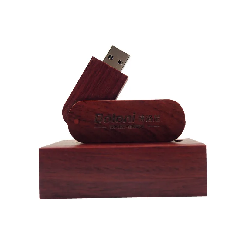 Rose wood with box 10 шт./партия, Пользовательский логотип, деревянная USB 2,0 флэш-накопитель, 4 ГБ, 8 ГБ, 16 ГБ, флешка, 32 ГБ, персональный u-диск, фотография, подарок - Цвет: Rose wood with box