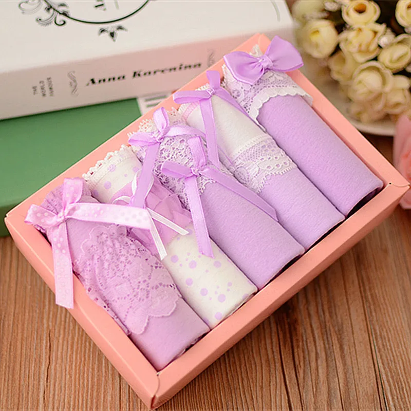 5 шт./Лот кружевные трусы для девочек 100% хлопок|panties child|children cotton pantiesgirls underwear |