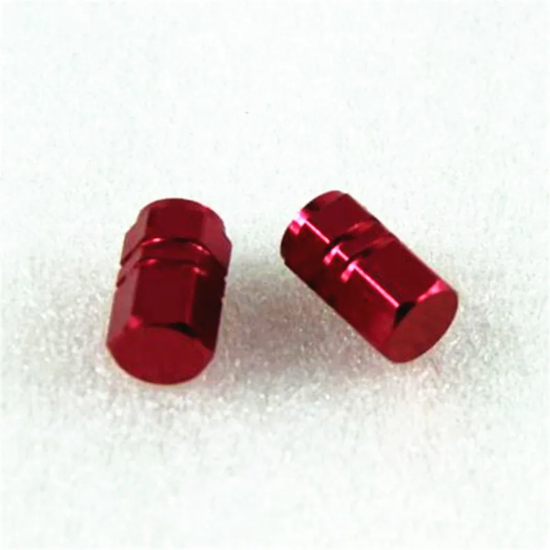 2Pcs Red Горячий цвет алюминиевый сплав клапанная крышка велосипедная Кепка велосипедная шина клапан утечки крышка газовая насадка 10 цветов Аксессуары для велосипеда - Цвет: 2Pcs Red