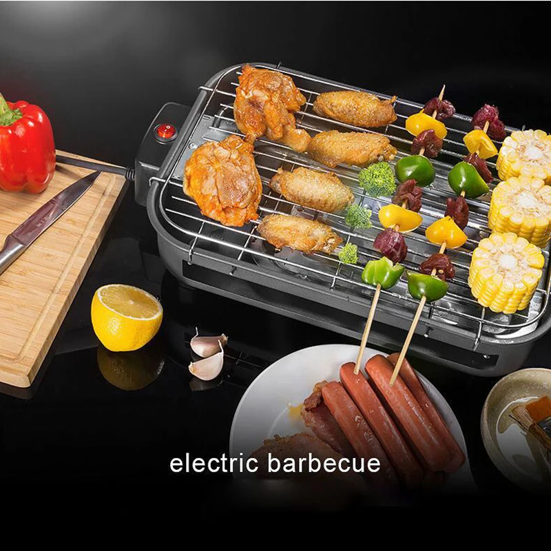 kbxstart 220v multifunction electric griddles smokeless barbecue teppanyaki bbq roasting pan barbecue stove machine roaster free global shipping
