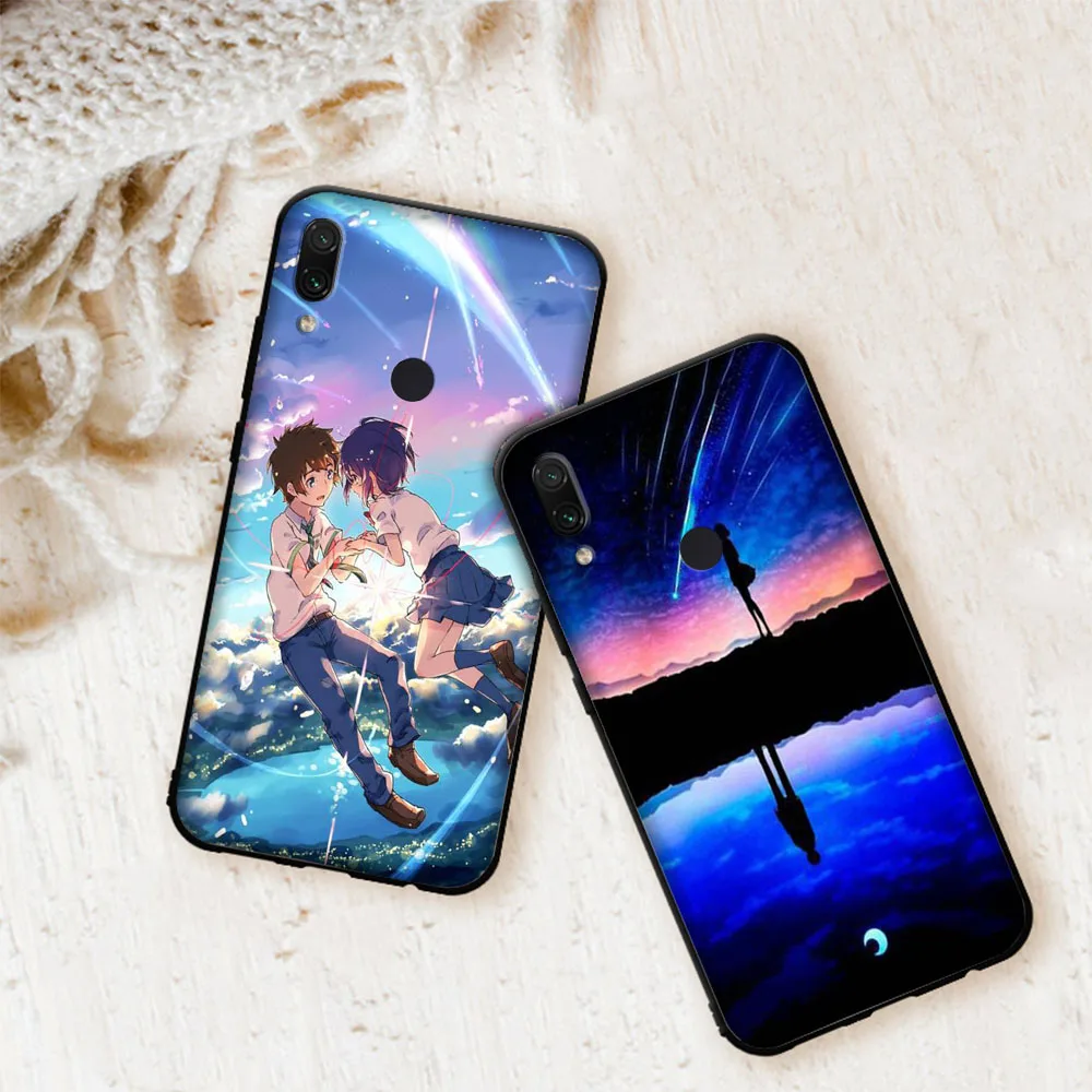 Аниме ваш Kimi no Na wa мягкий чехол для Xiaomi Redmi Note 7 4 4X6 Pro 5 Plus 5A 6A Go S2