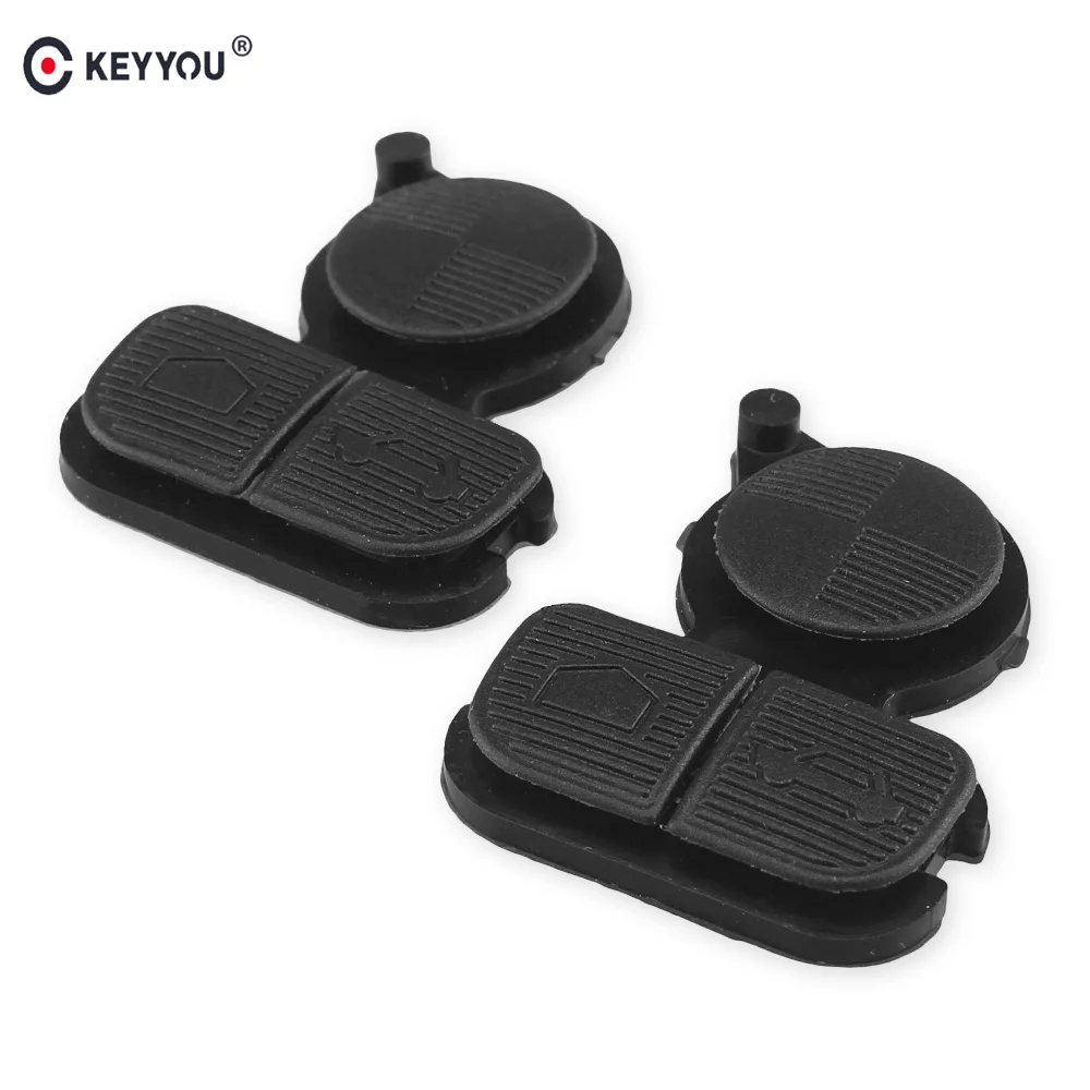 KEYYOU 100 шт./лот 3 кнопки дистанционного Fob для ремонта кнопок BMW Series 5 7 E38 E39 E36 Z3 Z4 Z8 X3