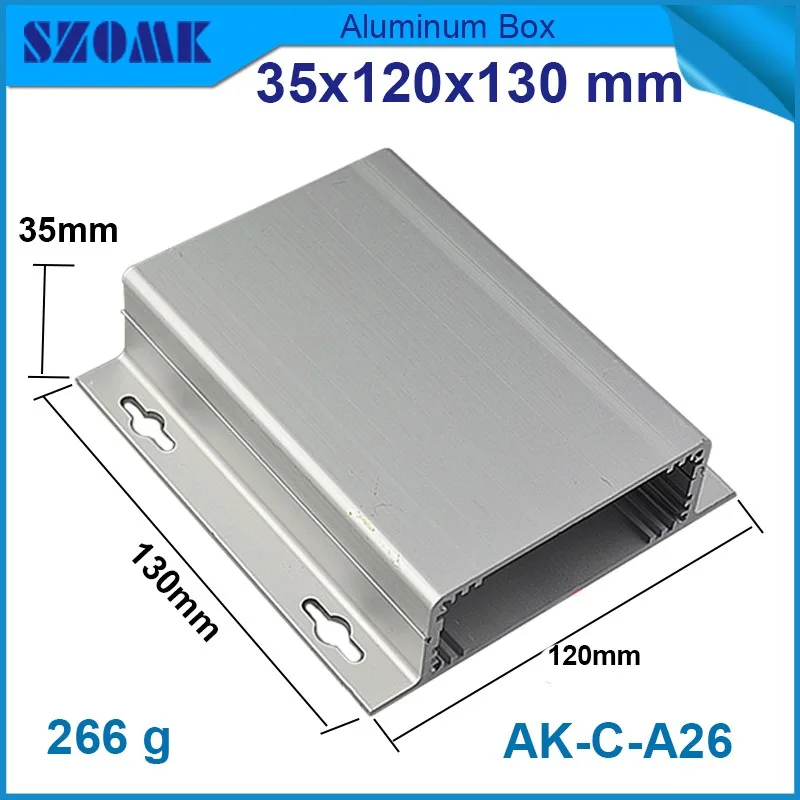10 шт./лот усилитель мощности diy electronics small project box электронный корпус 35 (H) x120 (W) x130 (L)