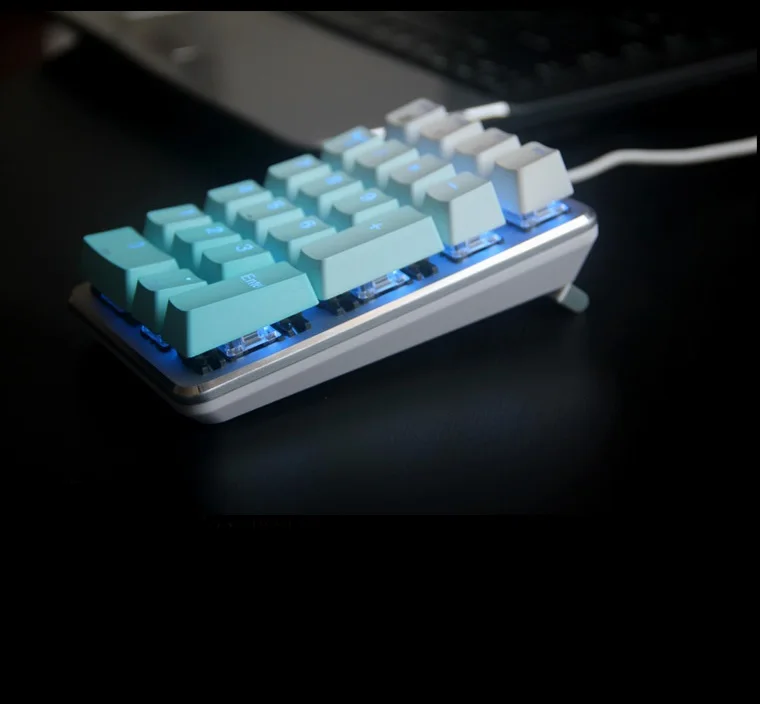 Magicforce смарт-21-ключ USB Проводная клавиатура с подсветкой механический Цифровой настольный Тетрадь клавиатура GATERON/вишня Механическая ось PBT