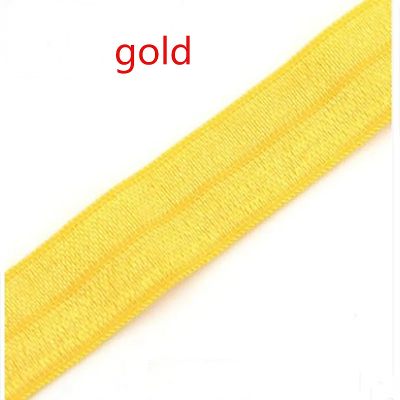 gold 1,5 см широкий эластичный кант Пояс Нижнее белье лента нижнее белье, эластичная лента ткань окантовка полоса спортивная лента для нижнего белья 100 см/лот - Цвет: gold