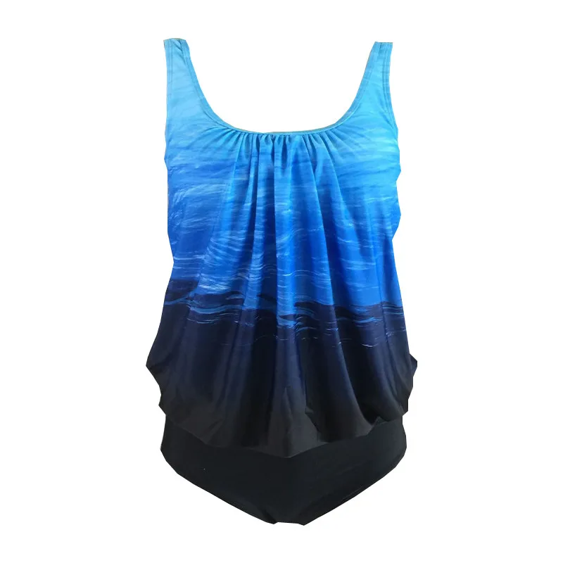 Женские Купальники танкини пляжные купальники с принтом радужные большого